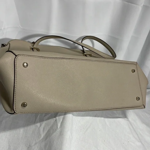 Kate Spade Leather Handbag Color Gray/Taupe - Picture 13 of 16